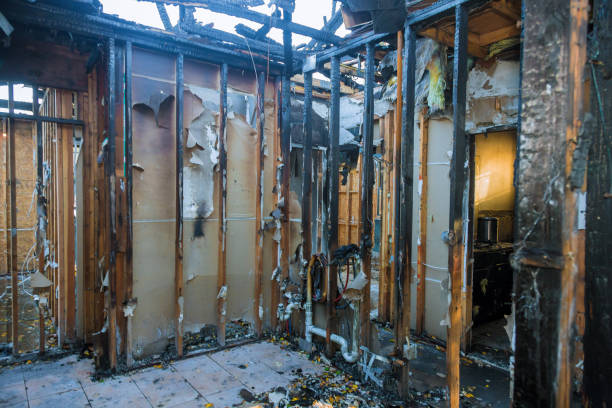 Professional Fire Damage Removal technician working in Wise, VA